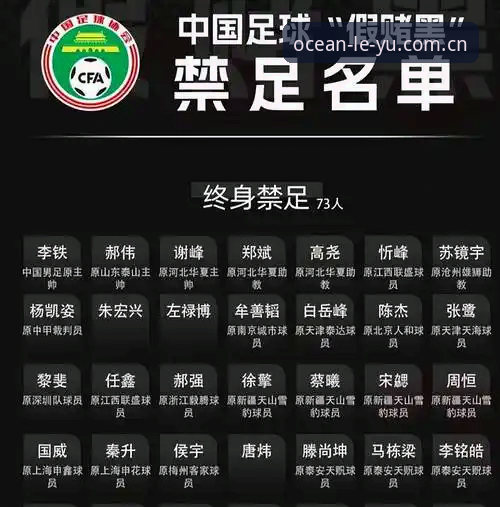 中国足协第三批禁足名单公布：3大趋势揭示足球行业新秩序